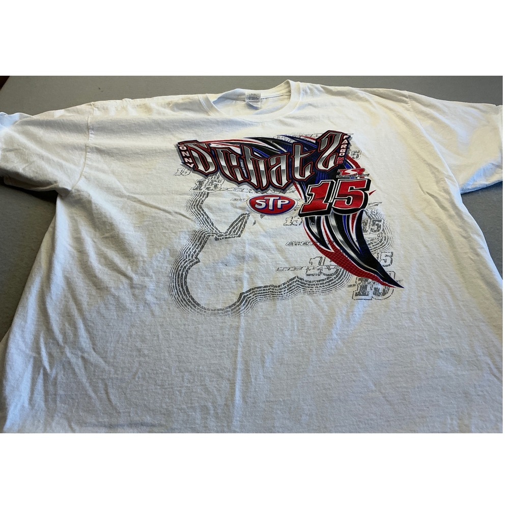 Gildan Donny Schatz Racing T-Shirt STP Sprint Car Graphic White 3XL Tony Stewart